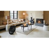 Light & Living Črne okrogle mizice v kompletu 2 ks ø 75 cm Tobias – | Shoptok.si