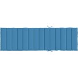  Jastuk za ležaljku prošarani plavi 200 x 60 x 4 cm od tkanine | Eponuda.com