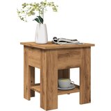 vidaXL Klubska mizica artisan hrast 40x40x42 cm inženirski les Cene