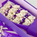  Teddy Bear Buket Ljubičasti | ePonuda.com