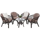  Garnitura namještaja Havana smeđa / Cappuccino 4+1 | shoptok.hr