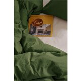 Ellos Home Zelena enojna posteljnina iz mešanice lana 150x200 cm Elly – | Shoptok.si