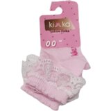Kika Čarape sa čipkom za bebe, Roza | Eponuda.com