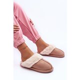 Boto Women's Slippers with Fur Beige Pinky | shoptok.hr