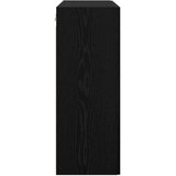  Stenska omara Črni hrast 69,5 x 34 x 90 cm Konstruiran les, (5000217666) | Shoptok.si