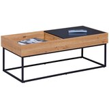 Livetastic KLUBSKA MIZA, črna, hrast artisan | Shoptok.si