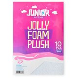 Junior jolly Plush Foam, eva pena pliš, A4, 10K, odaberite nijansu Bela Cene