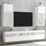 TV ormarići s LED svjetlima 2 kom bijeli 40,5 x 30 x 90 cm | Eponuda.com