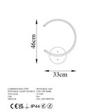 Opviq lights Moon - 13328 Black Wall Lamp | ePonuda.com