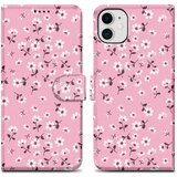 Cadorabo Ohišje, združljiv z Apple - Design Flower Rain št. 6 - Zaščitni pokrov z magnetnim zapiranjem, funkcijo stojala in režo za kartico, (20617542) Cene