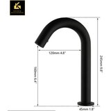 Kranig Kraanwerk senzor ultima razreda a | črna | brezdotična pipa | wc soba | mat black | minimalizem, (21731889) Cene