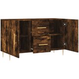  Komoda boja dimljenog hrasta 100 x 36 x 60 cm konstruirano drvo | Eponuda.com