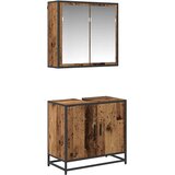  Set namještaja za kupaonicu 2 kom. Staro drvo Konstruirano drvo | shoptok.hr