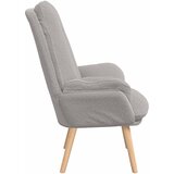  Fotelja Svijetlo siva 69 x 74 x 93 cm Sherpa Tkanina | shoptok.hr