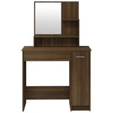 Set toaletni stolić boja smeđeg hrasta 86,5x35x136 cm | shoptok.hr
