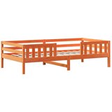  Set kreveta i klupe s krovom voštano smeđi 75x190 cm borovina | Eponuda.ba