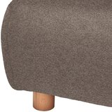 Lomoco KOTNA SEDEŽNA GARNITURA, velur svetlo rjava | Shoptok.si