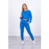 Kesi Set with Atlanta purple blue print | Shoptok.si