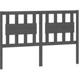  Uzglavlje za krevet sivo 125 5 x 4 x 100 cm od masivne borovine | shoptok.hr