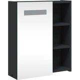 vidaXL kupaonski ormarić s ogledalom i led svjetlom crni 45x13x52 cm | shoptok.hr