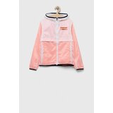 Calvin Klein Jeans Otroška jakna oranžna barva | Shoptok.si