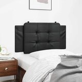  Jastuk za uzglavlje Zadar Crni 100 cm Implicitna koža | shoptok.hr