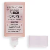 Revolution kremno rdečilo - Bright Light Blush Drops - Pink Rosie