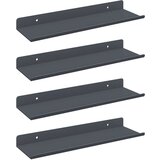  Polica na zidu s policom Zidne 4 pcs Antracit 30 x 9 x 2 5 cm - Antracit 30 x 9 cm 4 | shoptok.hr
