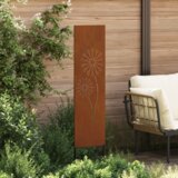 vidaXL Dekorativni panel za vrt Rjav 32 x 140 cm | Shoptok.si