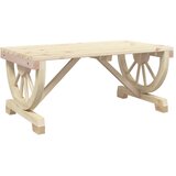  Vrtni stolić za kavu 90 x 50 x 40 cm od masivne jelovine | Eponuda.com