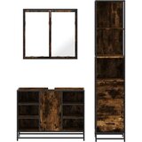  3-dijelni set kupaonskog namještaja boja hrasta drveni | shoptok.hr