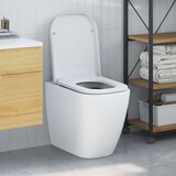 vidaXL Beli Plastika Standard WC sedež Drugo Moderno Beli WC sedež | Shoptok.si