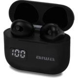 Aiwa slušalke tws, led ekran, EBTW-100BK, črne, (21740673) | Shoptok.si