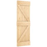  Vrata NARVIK Naravna 70 x 210 cm Masiven borov les, (5000215429) | Shoptok.si