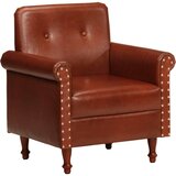 vidaXL Tubast stol rjavo pravo usnje | Shoptok.si
