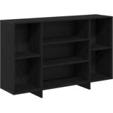 vidaXL s policom Crni hrast 120 x 30 x 75 cm Konstruirano drvo | shoptok.hr