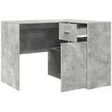  Kutni stol s ladicama Betonski sivi 102 x 88 x 75 cm | Eponuda.com