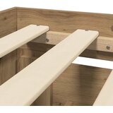  Krevetna konstrukcija 2 kom. Hrast artisan Konstruirano drvo | shoptok.hr