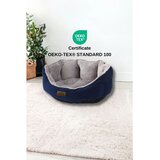 Paws &amp; Whiskers Sprit 80 x 70 - Navy Blue, Grey Navy BlueGrey Pet Bed | Eponuda.com