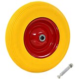  Kotač za kolica s osovinom od čvrstog PU-a 4.00 - 8 390 mm | shoptok.hr