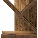  Polica za knjige drvo 4-razine 30 x 18 x 60 cm Staro drvo | shoptok.hr