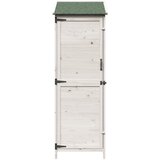  Vrtna Šupa Bijela 59,5 x 56 x 176,5 cm Konstruirano drvo | shoptok.hr