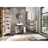 Germania Bela visoka/ozka kopalniška omarica 39x195 cm Topeka – | Shoptok.si