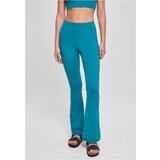 UC Ladies Ladies Recycled High Waist Flared Leggings watergreen | shoptok.hr