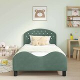  Otroški posteljni okvir z vznožjem Morsko zelena 80 x 200 cm, (5000104552) | Shoptok.si
