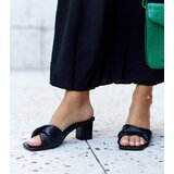 Gemre Black slippers with fur insulated Valle | Shoptok.si