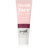 Barry M Fresh Face multifunkcionalna šminka za usne i lice nijansa Blackberry 10 ml