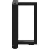vidaXL noge jedilne mize v obliki črke t 2 kos črna 28x25x(42-43) cm | Shoptok.si
