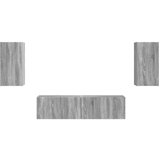  Komplet TV omaric 4 pcs Siva Sonoma Konstruiran les, (5000132243) | Shoptok.si