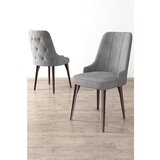 Hanah home Newa set stolica, 46x94x46 cm, 6 dijelova, sivo-crna | Eponuda.ba